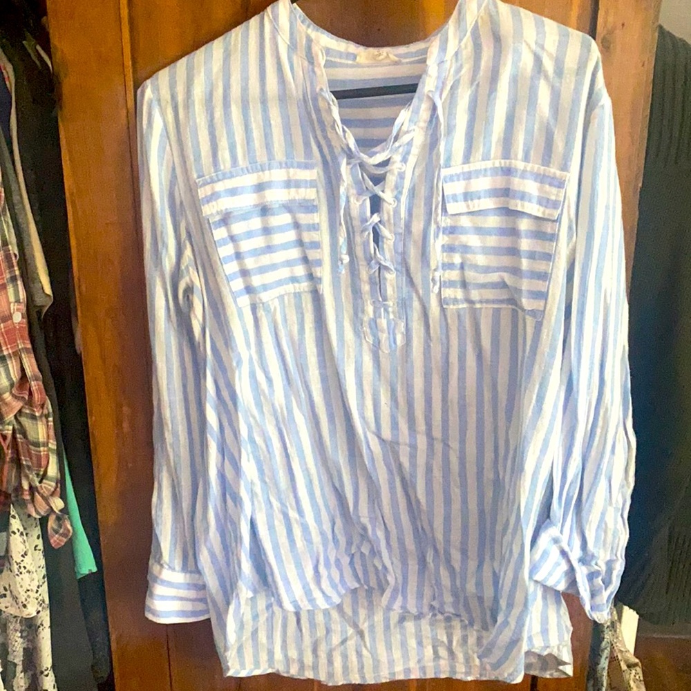 Striped Blouse.